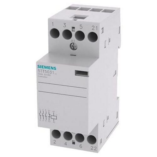 5ТТ3741 Контактор модульный 3П 40A 3НО+1НЗ катушка управления AC/DC24V Siemens (Германия) 5TT5041-2 - фото 623839