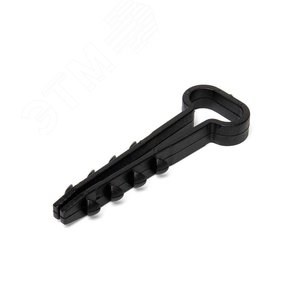 81828 Fortisflex Дюбель-хомут черный Ø5-8мм (уп.100шт.) КВТ (Россия) 81828 - фото 623959