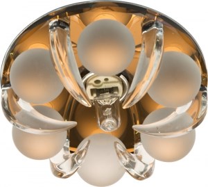 18792 CD2530 JCD9 35W G9 прозрачный-матовый, прозрачный ( с лампой ) Св-к встраиваемый (уп.30шт.) 18792-1 - фото 624029