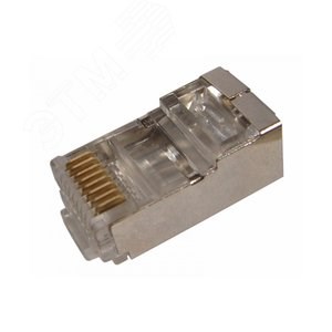 FD 05-1023 Джек-штекер компьютерный RJ-45 8р-8с Cat.5e ЭКРАН (уп.100шт.) REXANT (Китай) FD 05-1023 - фото 624162