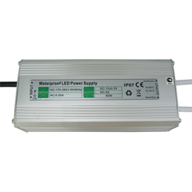 B7L060ESB Ecola LED strip Power Supply 60W 220V-12V IP67 Блок питания для св/д ленты (уп.10шт.) B7L060ESB - фото 624172