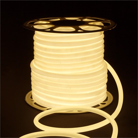 LS003 Гибкий неон 220V 9.6W 144Led 2835 IP67 16mm 4200K круглый дневной белый (бухта 50м.) Elektrostandard (Китай) a052996 - фото 624203