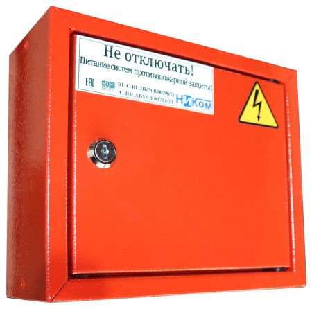 ЩУ-П НИКОМ 230-IP31-1[1/230/6]+АВР Щит управления и автоматизации пожарный НИКОМ ООО ЩУ-П НИКОМ 230-IP31-1[1/230/6]+АВР - фото 624404