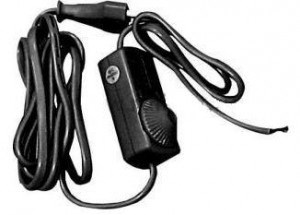 23059 DM103-200W 230V 1,5+0,5м Шнур сетевой с диммером, черный (уп.10/100шт.) FERON 23059 - фото 624424