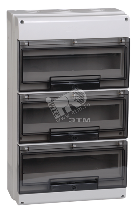 MKP73-N-48-66 Корпус модульный пластиковый навесной КМПн-48 IP66 ИЭК MKP73-N-48-66 - фото 624428