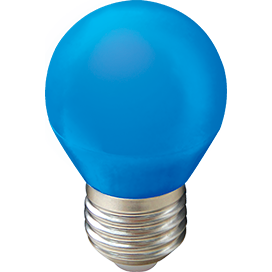 K7CB50ELB Ecola globe LED color 5,0W G45 220V E27 Blue шар Синий матовая колба 77x45 Лампа св/д (уп.1/100шт.) K7CB50ELB - фото 624483
