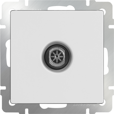 W1183001/WL01-TV/ WL04-TV - white ТВ-розетка оконечная белая (уп.10шт.) Werkel™ a051107-1 - фото 624497