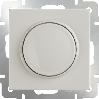 WL03-DM600-ivory/WL05-DM600-ivory Диммер, слоновая кость (уп.10шт.) WERKEL a028899-1 - фото 624568