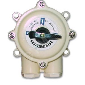 ET002562 Выключатель пакетный ВП1-16 пластиковый корпус IP56 (уп.45шт.) Электротехник (Россия) ET002562 - фото 624593