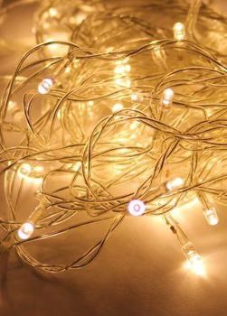 KOC_GIR120LED_W 120LED Гирлянда 12.8м 120LED бел. прозр. провод 8 режимов мигания IP20 тепл. белый KOC_GIR120LED_W 120LED - фото 624703