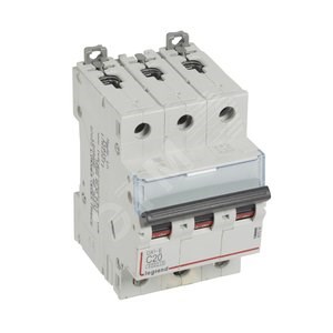 407292/006489 DX³-E Выключатель автоматический 3п 20A C 6кА Legrand (Франция) Legrand (Франция) 407292 - фото 624726