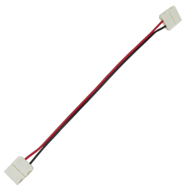 SC21C2ESB Ecola LED strip connector Cоед. кабель с двумя разъемами 10mm 15см (уп.3/500шт.) SC21C2ESB - фото 624854