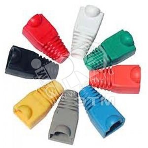BOOT-GY-10 Изолирующий колпачок для разъемов RJ-45, серый (уп.10шт.) Hyperline 251955-1 - фото 624861