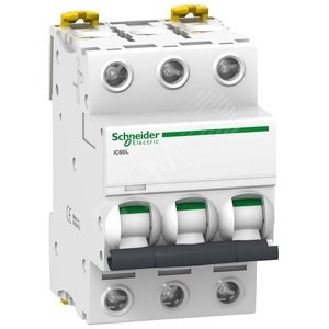 A9F94320 Acti 9 Выключатель автоматический 3п 20А C iC60L 15кА Schneider Electric A9F94320 - фото 624879