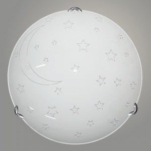 Ночь Светильник d300 белый/глянец/хром 2х60W E27 НПБ-300 н.(Никольский завод) 988019714 - фото 624882