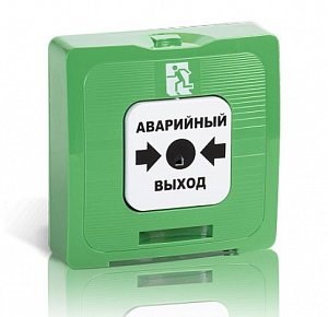 ИР-513-10 "Аварийный выход" (зелёный) Элемент дистанционного управления ТД Рубеж 704103 - фото 625092