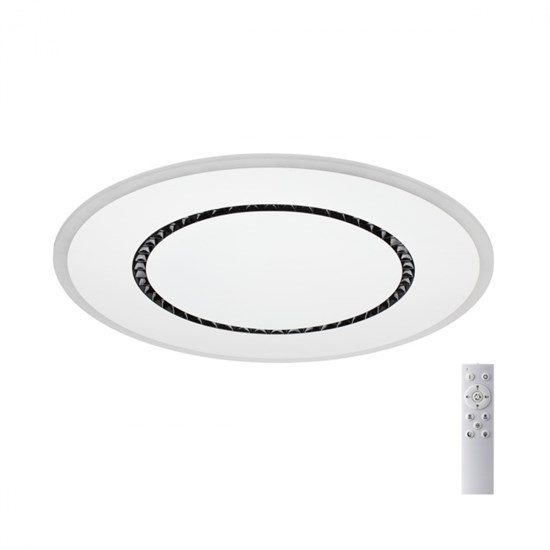 7663/44L MITRA LED SN 60 Светильник пластик/белый LED 44Вт 3000-4000-6000K Ø600 IP20 пульт ДУ COSMO SONEX 7663/44L - фото 625109