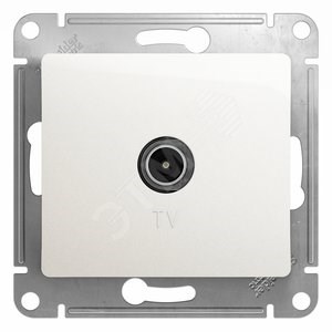GSL000691 Glossa Механизм розетки TV 1дБ оконечная 1 гнездо, перламутр (уп.10шт.) Schneider Electric GSL000691 - фото 625162