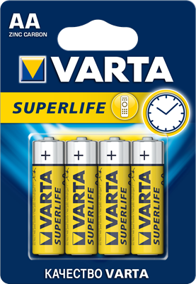 2006.101.304 SuperLife R6/316 Элемент питания, блистер 4шт. (уп.48шт.) Varta 2006.101.304 - фото 625255