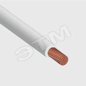 ПВ3/ПуГВнг(A)-LS 1х0,5мм² Провод белый РЭК-PRYSMIAN ГОСТ (бухта 1500м.) ПВ3/ПуГВнг(A)-LS 1х0,5-2 - фото 625336