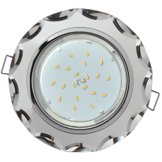 FM53RCECH Ecola GX53 H4 Glass Светильник встраиваемый, хром - хром (зеркальный) (уп.10/30шт.) FM53RCECH - фото 625376