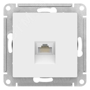 ATN001383 AtlasDesign Механизм розетки компьютерной RJ45 Cat.5e, лотос (уп.5шт.) Systeme Electric (Россия) ATN001383 - фото 625414