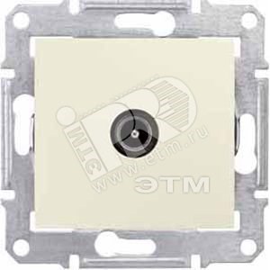 SDN3201647 Sedna Механизм розетки TV, оконечная, 1dB, бежевая (уп.10шт.) Schneider Electric SDN3201647 - фото 625503