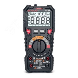 79126 KT 118A PROLINE Мультиметр цифровой с True RMS и автоматическим выбором режимов и пределов измерений КВТ (Китай) 79126 - фото 625565