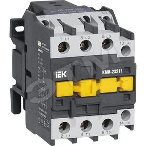 KKM21-032-230-10 Контактор КМИ-23210 32А 230В/АС3 1НО (уп.50шт.) IEK® KKM21-032-230-10 - фото 625592