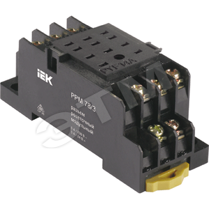 RRP20D-RRM-3 РРМ78/3(PYF11A) для РЭК78/3(MY3) Разъем модульный (уп.20шт.) IEK® RRP20D-RRM-3 - фото 625710