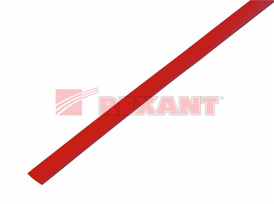 FD 20-5004 Трубка термоусаживаемая ТТУ(ТУТ) 5/2,5 красная (1м) (уп.50/1500м.) REXANT FD 20-5004 - фото 625721