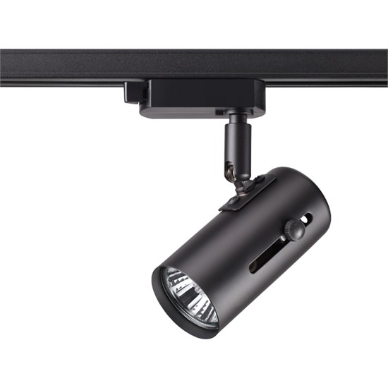 370412 NT19 186 черный Трековый светильник IP20 GU10 50W 220V PIPE NOVOTECH 370412 - фото 625722