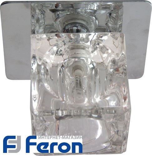 18748 BS 125-FB JCD 35W G9 титан (с лампой) Светильник встраиваемый (уп.50шт.) FERON 18748 - фото 625782