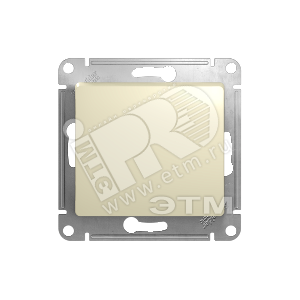 GSL000211 Glossa Одноклавишный выключатель (сх.1), бежевый, механизм (уп.20шт.) Systeme Electric (Россия) GSL000211 - фото 625926