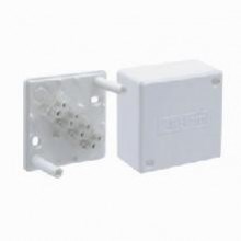PE 410-142/10Б Коробка разветв. для наруж. монтажа 55х55х30 с клеммником IP20 белая (уп.39шт.) PlastElectro (Россия) РЕ 410-142/10Б - фото 625970