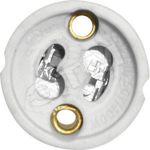 22314 LH34 230V GU10 Патрон керамический (27.5x15.7mm, длина провода 150mm) (уп.100/2000шт.) FERON 22314 - фото 626069