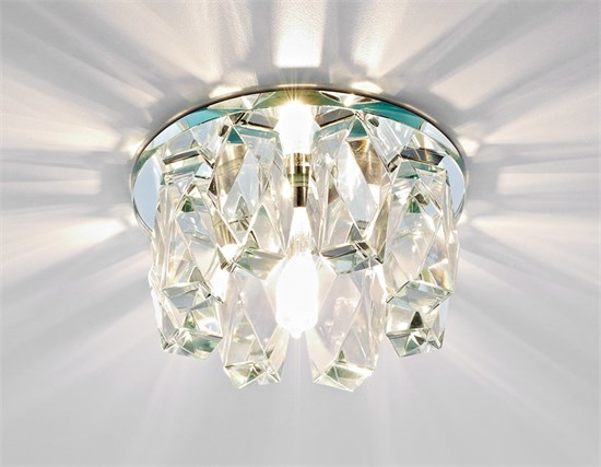 D1047 CL/CL/CH хром/прозрачный G9 Design Светильник встраиваемый (уп.30шт.) Ambrella Light D1047 CL/CL/CH хром/прозр - фото 626105
