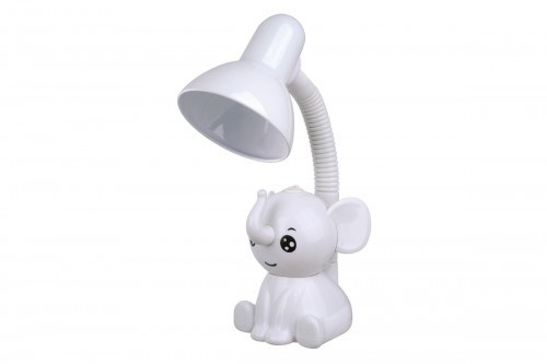 KD-397 C09 серый Светильник настольный "Слоник", 40W Е27 230V (уп.16шт.) Camelion KD-397 C09 - фото 626115