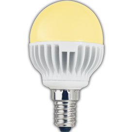 K4LG54ELC Ecola globe LED 5,4W G45 220V E14 (алюм. радиатор) Лампа св/д золотистая (уп.10/100шт.) K4LG54ELC - фото 626123