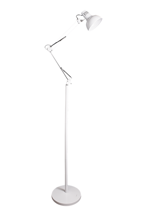 МТ2003 Белый глянец Светильник напольный (Торшер) 60W, Е27, 220V (уп.5шт.) Ultra Light МТ2003 белый глянец - фото 626183