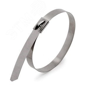 74872 Fortisflex СКС (304) 4.6х400 Стяжка стальная (уп.100шт.) КВТ (Россия) 74872 - фото 626211
