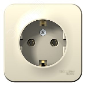 BLNRA010112 Blanca Розетка 1 гнездо с заземлением, молочный, с изолирующей пластиной (уп.12шт.) Systeme Electric (Россия) BLNRA010112 - фото 626259