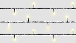 32297 CL04 Гирлянда 230V 60LED 6м, 2700K, IP20, шнур 1,5м FERON 32297 - фото 626277