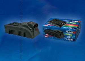 U-SDT-1000/1 настольный стабилизатор напряжения серия Functional UNIEL (уп.8шт.) U-SDT-1000/1 - фото 626322