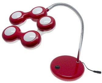 KD-764 CO4, красный LED светильник наст 230В, 9Вт, 108 светод. Camelion СНЯТА С ПРОИЗВОДСТВА KD-764 CO4 - фото 626348