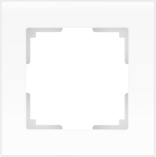 WL01-Frame-01 Favorit Рамка на 1 пост, белый матовый (уп.5шт.) Werkel™ a036576-1 - фото 626355