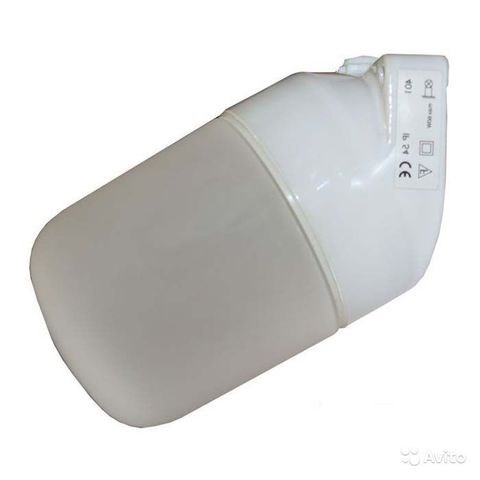 SQ0303-0049 НПБ400-1 IP54 60Вт БЕЛЫЙ Светильник для бани и сауны настенный, наклонный (уп.16шт.) TDM SQ0303-0049 - фото 626419
