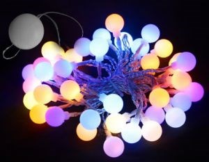 26763 CL556 Гирлянда 20LED мульти, 2.56W, длина 4м+0,5м шнур, батарейки 3*АА, IP20 (уп.12шт.) FERON 26763 - фото 626451