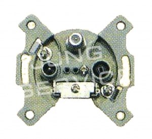 S4100 EcoProfi Механизм розетки TV-FM-SAT оконечная Jung (Германия) S4100 - фото 626494