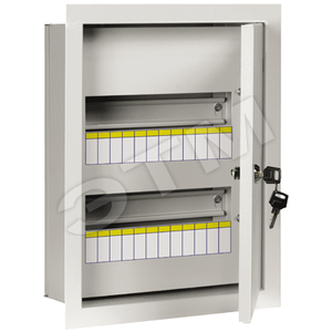 MKM14-V-24-31-Z Корпус металлический ЩРв-24з-1 36 УХЛ3 IP31 415x330x130 IEK® MKM14-V-24-31-Z - фото 626509